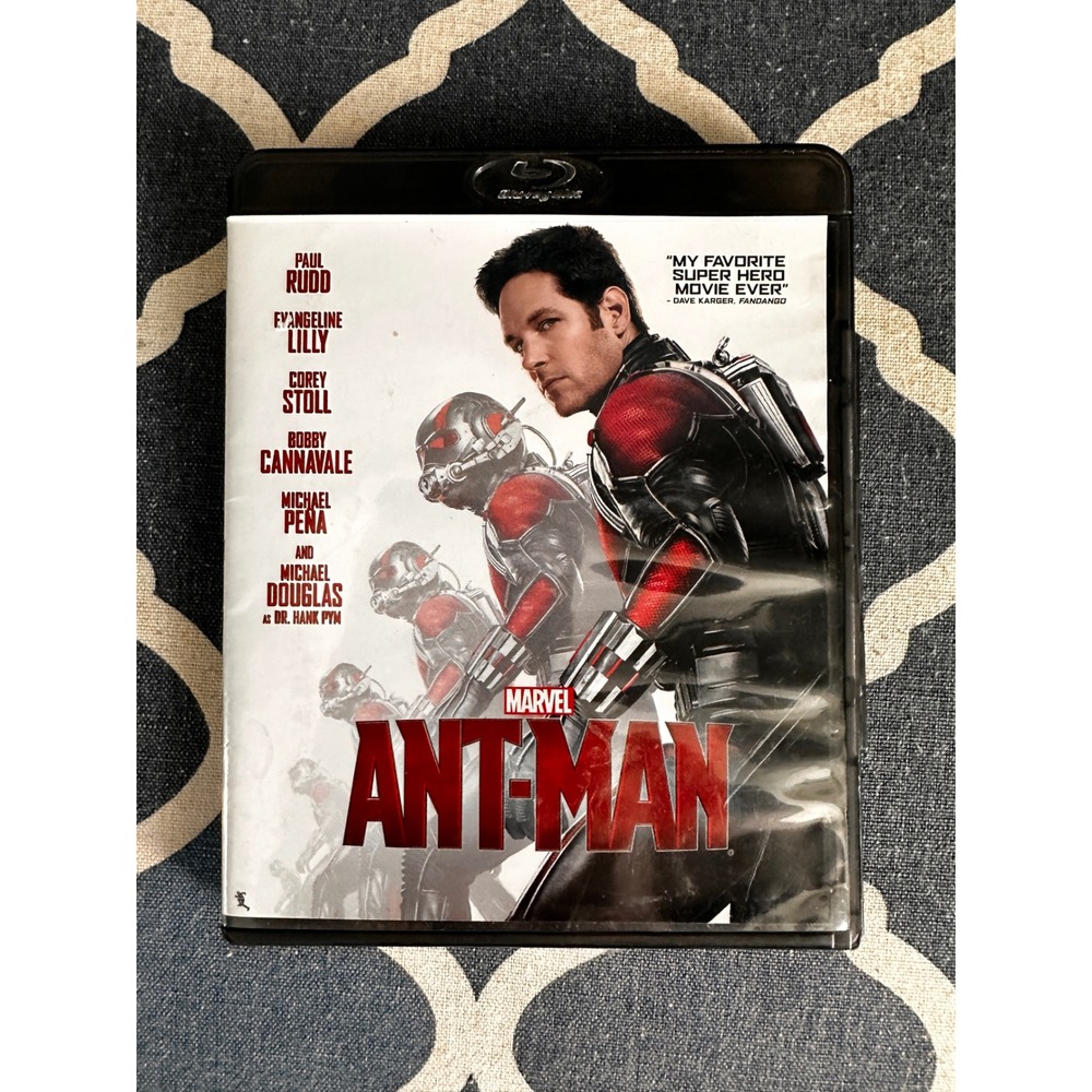 Marvel Ant-Man Blu-ray Movie Paul Rudd Evangeline Lilly MCU Superhero Film